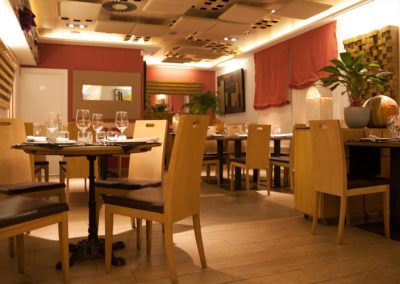 Salón Comedor Restaurante Vinoteca García de la Navarra